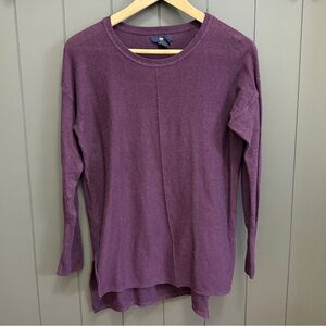 Women’s Gap Purple Crew Lightweight Sweater Size Small Vintage